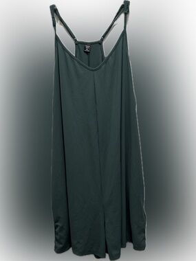 SHEIN Curve Ribbed in Deep Teal Green